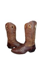 MV248# Bottes de cowboy vintage de super qualité.
