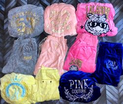 Pink Hoodies and Sweatpants