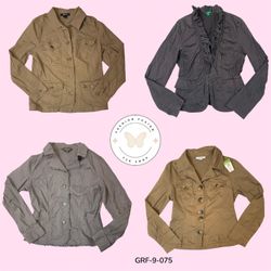 Y2K Vintage Cotton Jacket – Retro Streetwear Essen..
