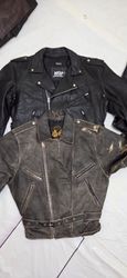 Men's motorcycle vintage leather jackets