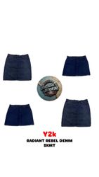 Y2K ラディアントレベル デニムスカート