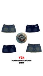 Y2K Power Poised Denim Skirts