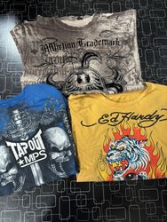 Affliction, Tapout, Ed Hardy Printed Shirts