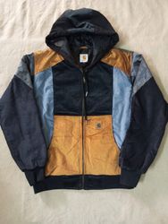 Veste en velours côtelé Detroit style retravaillé ..