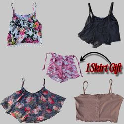 Trendy Mix Branded Crop Top | Bundle of 6+1