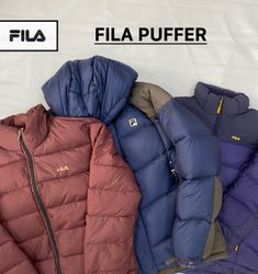 Branded Fila Puffer Jacket