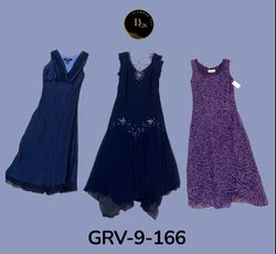 Vintage Lila Bedrucktes Poly Kleid – Perfekt für J..