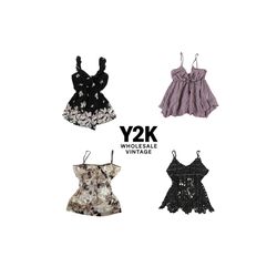 Y2K European Grunge Vixen Cami tops mix(YWV46)