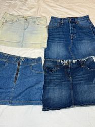 Minissaias de Jeans Y2K | V-T042