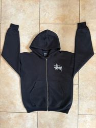 Rework Style Stussy Black zipup