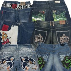 Y2K Hip Hop Baggy Jeans (F-50)