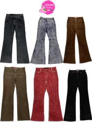 Y2K Corduroy Schlaghosen