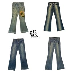 Y2K Britney Era Unique Denim Jeans(RW-809)