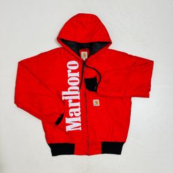 REWORK STYLE RED CARHARTT x MARLBORO ACTIVE JACKET..