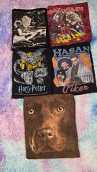 Vintage print t-shirts