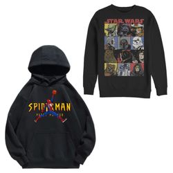 Graphic Hoodie Bundle – Marvel, Star Wars, AC/DC, ..