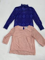 Blusa in pizzo Y2K donna