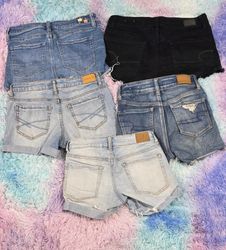 Mezcla de pantalones cortos de mezclilla de marca