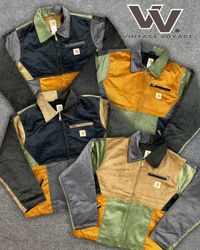 Chaquetas de pana en patchwork Detroit Rework Styl..