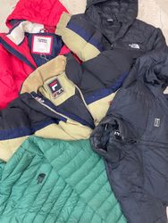 Puffer Jackets from The North Face, Tommy Hilfiger..