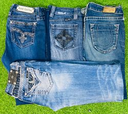 Miss Me, True Religion & Rock Revival women Flare ..