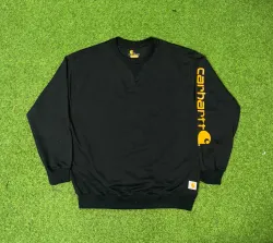 Rework Style Carhartt Crew Neck Sweatshirts