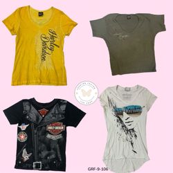 Camiseta Vintage Y2K Harley Davidson – Essencial C..