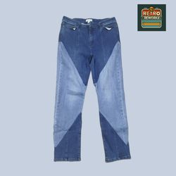 SS25 Upcycled Contrast Panel Denim Jeans