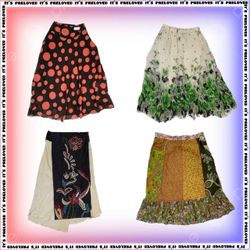 Printed & Patchwork skirts SRK (SS-1308)