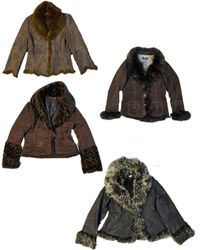 Y2K Afghan Coat Faux Fur Trim | Vintage 2000s Boho..