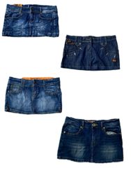 Y2K Denim Micro Mini Skirts Collection (TS-1008)