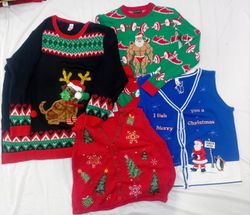 IQ0752 Y2K Nostalgia Christmas Sweater