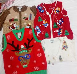 IQ0755 Y2K Pop Princess Christmas Sweater