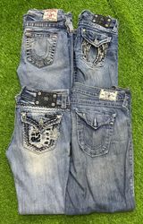 Miss me and true religion woman’s flared jeans