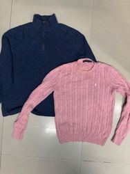 Polo Ralph Lauren ケーブルニットとクォータ