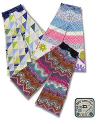 Upcycled gesteppte Patchwork-Hosen
