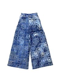 アップサイクルモザイクパンツ