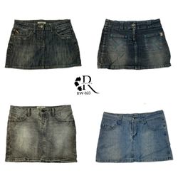 Gonne Micro Mini in Denimh Y2K Britney Era (RW-823..