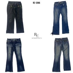 Y2K IT Girl Denim Jeans (RE-2086)