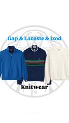 Lacoste & Izod & Gap ニットウェア
