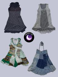 Y2K soft girl boho dresses ft desigual  ..