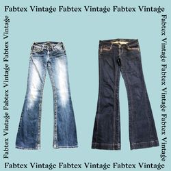(FV-002) Y2k Embellished Low Rise Jeans