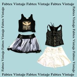 (FV-001) Y2k Mini Skirt - Tops