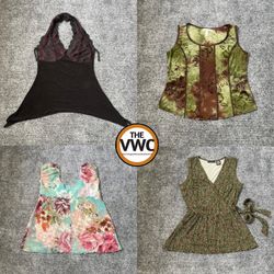Y2K Sleeveless Top Pack | Halter & Floral Edit