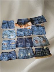Denim Vintage Mini Skirts