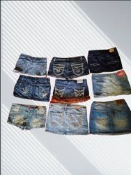 Denim skirts
