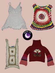 Y2K unique funky Knitwear mix (M-654)