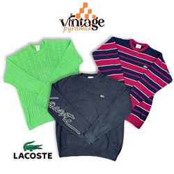 VPX115 Lacoste V Neck / Round Neck Sweaters
