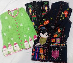 IQ0772 Y2K pulls de Noël et d'Halloween