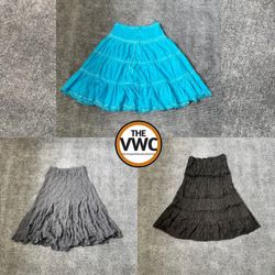 Y2K Boho Tiered Skirt Bundle | Flow & Festival Rea..
